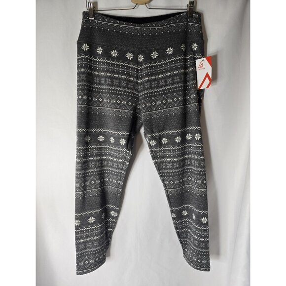 Ripzone Womens Cozy Fleece Lined Printed Leggings Size Large- New With Tags - Picture 1 of 9